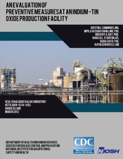 An evaluation of preventive measures at an indium-tin oxide production facility