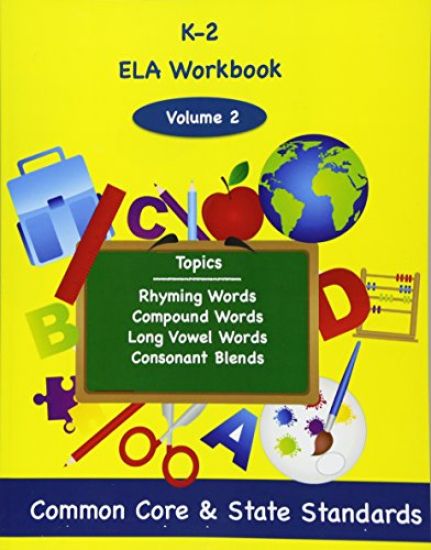 K-2 ELA Volume 2: Rhyming Words, Compound Words, Long Vowel Words, Consonant Blends