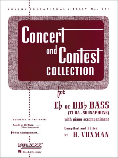 Concert and Contest Collection for Bass/Tuba (B.C.): Piano Accompaniment