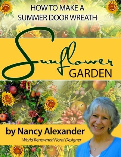 Sunflower Garden: How to Make a Summer Door Wreath