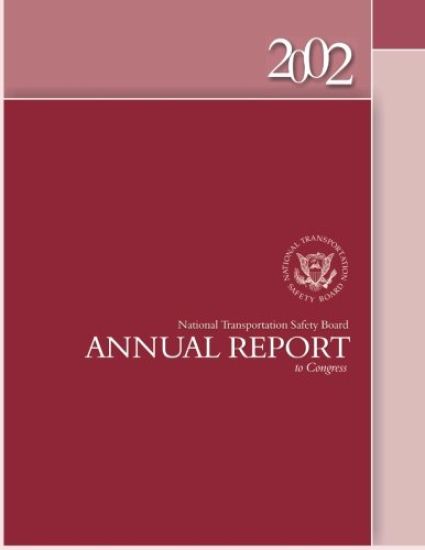 2002 National Transportation Safety Board Annual Report to Congress