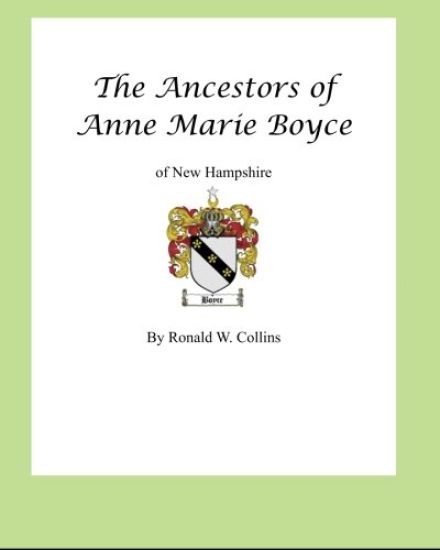 Ancestors of Anne Marie Boyce