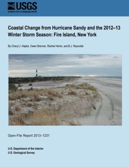 Coastal Change from Hurricane Sandy and the 2012?13 Winter Storm Season: Fire Island, New York