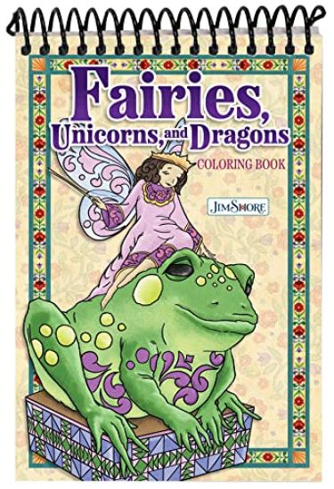 Jim Shore Fairies, Gnomes & Dragons Coloring Book