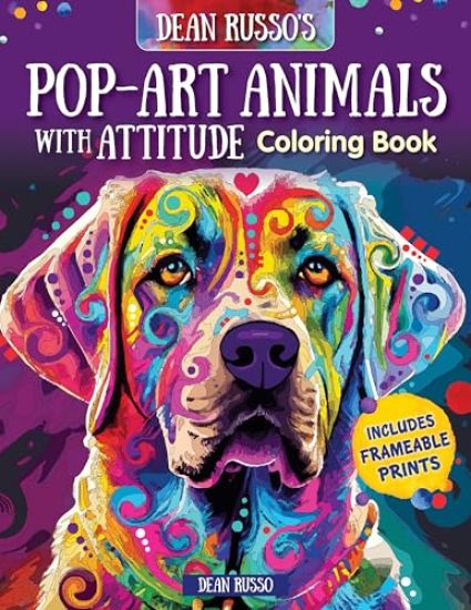 Pop Art Animals Coloring Book