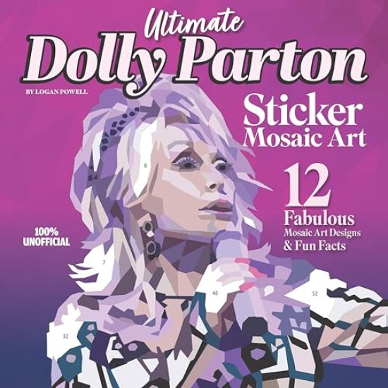 Ultimate Dolly Parton Sticker Mosaic Art