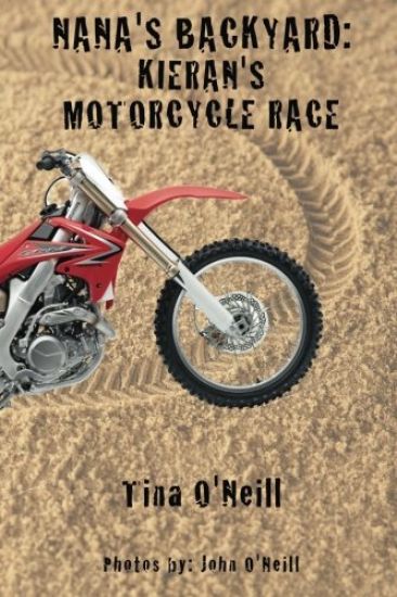 Nana's Backyard: Kieran's Motorcycle Race