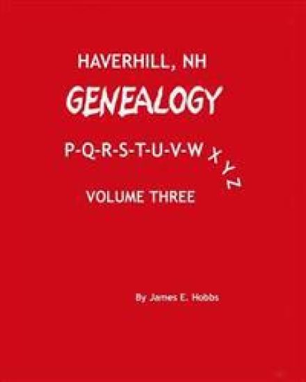 Haverhill, NH Genealogy P-Q-R-S-T-U-V-W-X-Y-Z
