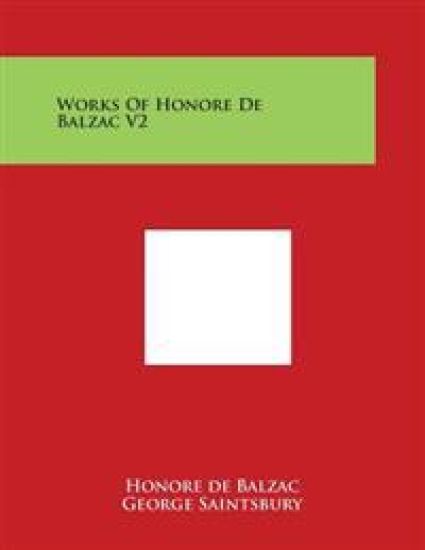 Works Of Honore De Balzac V2