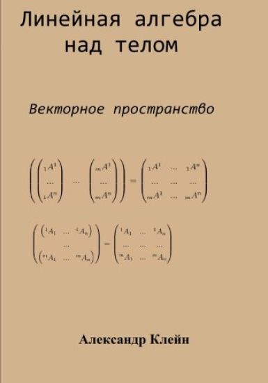 Linear Algebra over Division Ring (Russian edition): Vector Space