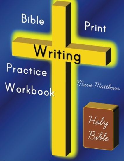 Bible Print Writing Practice Workbook