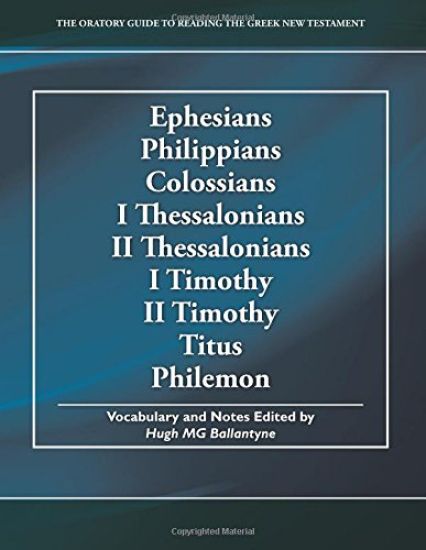 Ephesians Philippians Colossians I Thessalonians II Thessalonians I Timothy II Timothy Titus Philemon