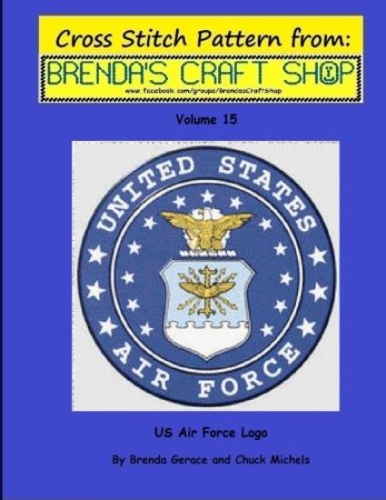US Air Force Logo - Cross Stitch Pattern: Cross Stitch Pattern From Brenda's Craft Shop