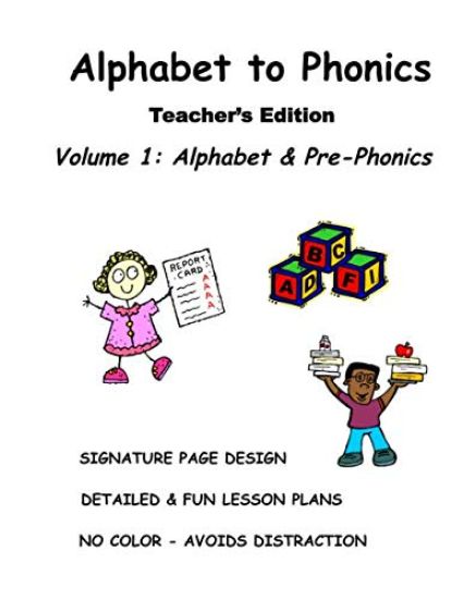 ALPHABET to PHONICS, Teacher's Edition, Volume 1