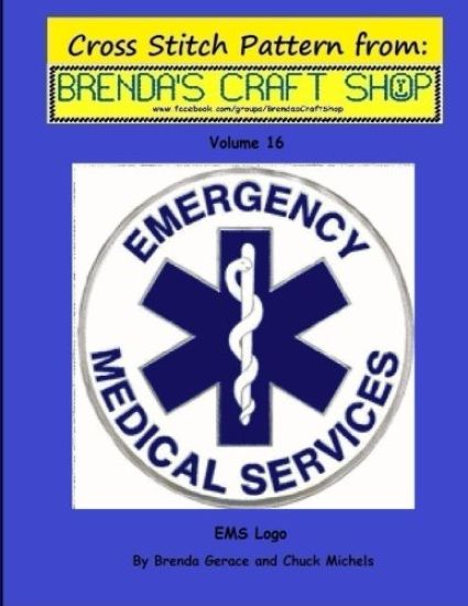 EMS Logo - Cross Stitch Pattern from Brenda's Craft Shop