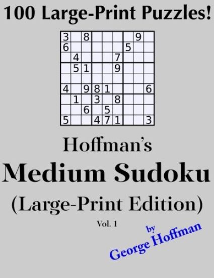 Hoffman's Medium Sudoku (Large Print Edition): 100 Puzzles