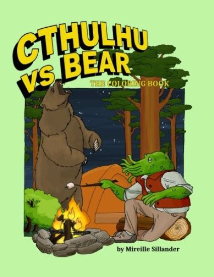 Cthulhu vs bear: The coloring book