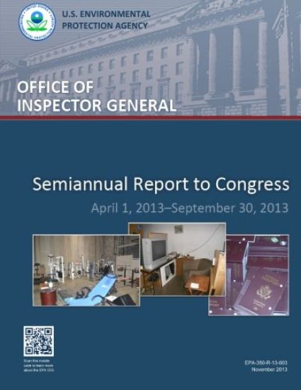 Semiannual Report to Congress: April 1, 2013-September 30, 2013