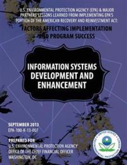 U.S. Environmental Protection Agency (EPA) & Major Partners' Lessons Learned From Implementing EPA's Portion of the American Recovery and Reinvestment