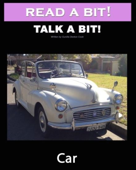 Read a Bit! Talk a Bit! Car: Alzheimer's Dementia activity book