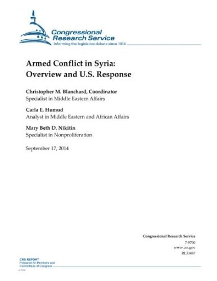 Armed Conflict in Syria: Overview and U.S. Response