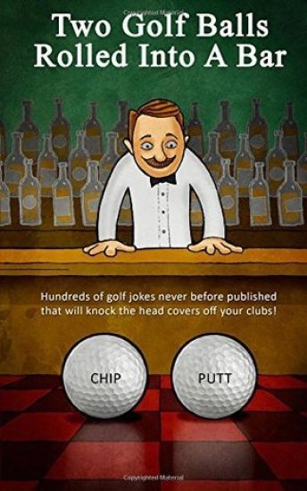 Two Golf Balls Rolled Into A Bar