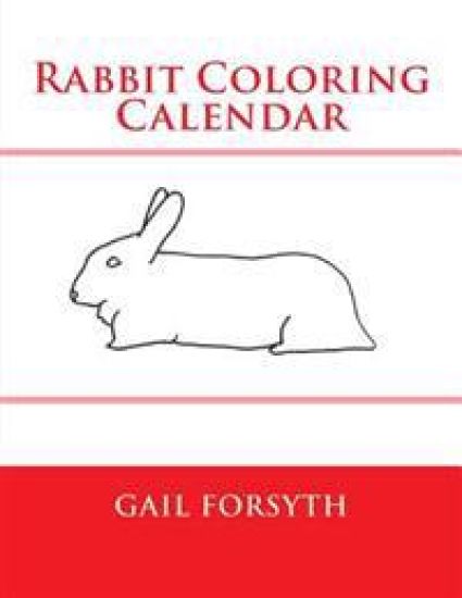 Rabbit Coloring Calendar