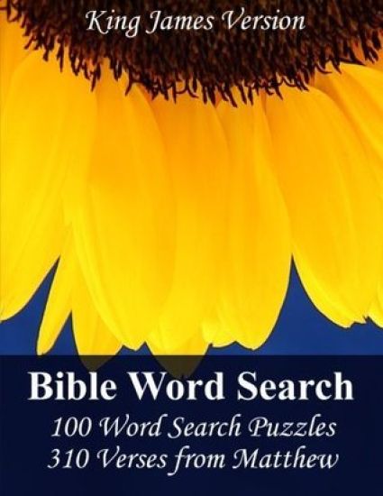 King James Bible Word Search (Matthew): 100 Word Search Puzzles with 310 Verses from Matthew in Jumbo Print