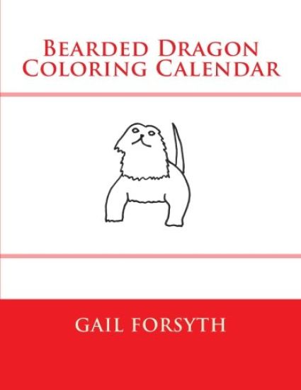 Bearded Dragon Coloring Calendar