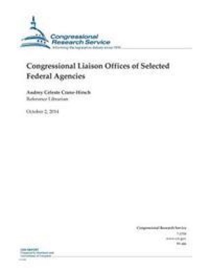 Congressional Liaison Offices of Selected Federal Agencies