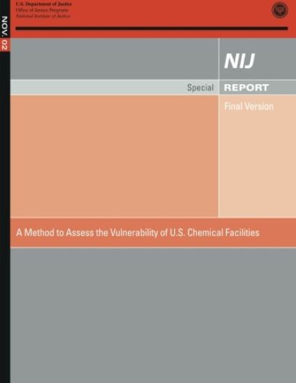 A Method to Assess the Vulnerability of U.S. Chemical Facilities