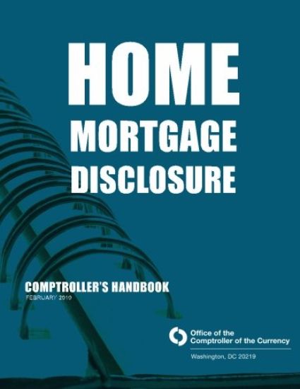 Home Mortgage Disclosure Comptroller's Handbook February 2010