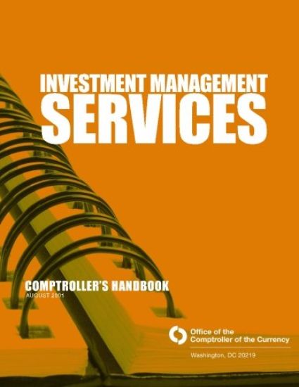 Investment Management Services Comptroller's Handbook August 2001