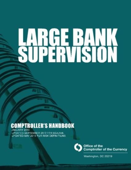 Large Bank Supervision Comptroller's Handbook January 2001