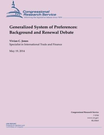 Generalized System of Preferences: Background and Renewal Debate
