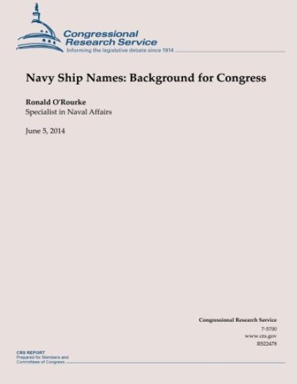 Navy Ship Names: Background for Congress