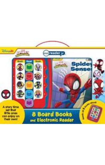Marvel Spidey and His Amazing Friends: Me Reader Jr 8 Board Books and Electronic Reader Sound Book Set