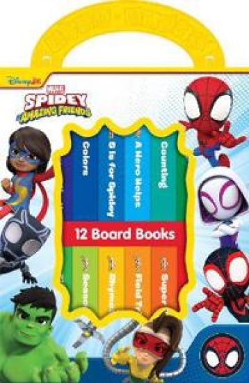 Disney Junior Marvel SpideyHis Amazing Friends 12 Books My First Library