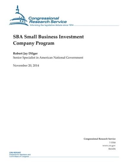 SBA Small Business Investment Company Program