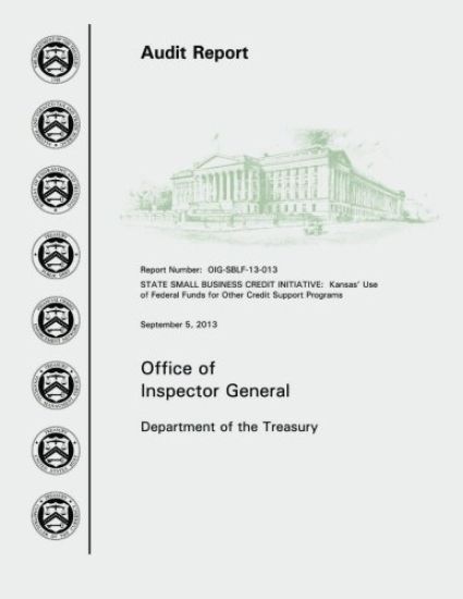 State Small Business Credit Initiative: Kansas? Use of Federal Funds for Other Credit Support Programs