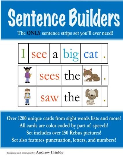 Sentence Builders: The ONLY Sentence Strips Set You'll Ever Need!