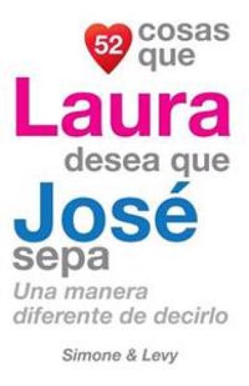 52 Cosas Que Laura Desea Que José Sepa: Una Manera Diferente de Decirlo