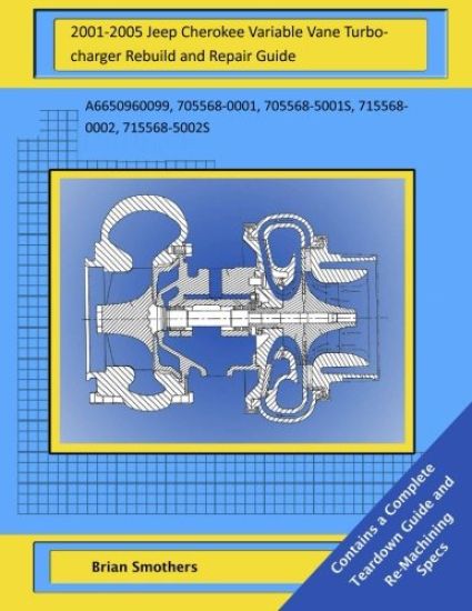2001-2005 Jeep Cherokee Variable Vane Turbocharger Rebuild and Repair Guide: A6650960099, 705568-0001, 705568-5001s, 715568-0002, 715568-5002s