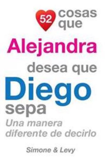 52 Cosas Que Alejandra Desea Que Diego Sepa: Una Manera Diferente de Decirlo