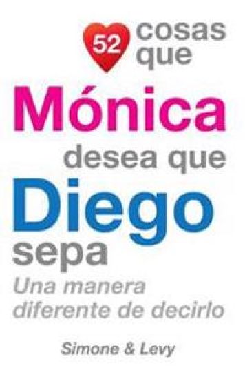 52 Cosas Que Mónica Desea Que Diego Sepa: Una Manera Diferente de Decirlo