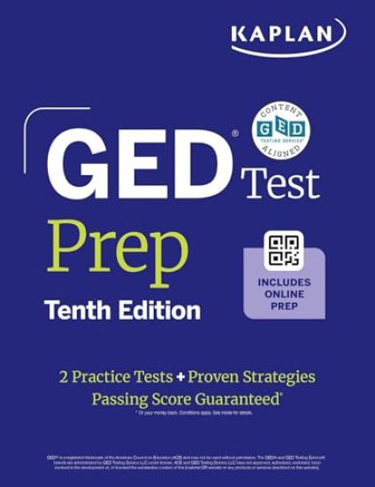 GED Test Prep, Tenth Edition (2026): Includes a Diagnostic Pretest, 2 Full Length Practice Tests, 1000+ Practice Questions, and 40+ Online Videos