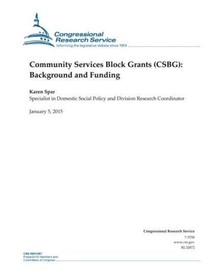 Community Services Block Grants (CSBG): Background and Funding