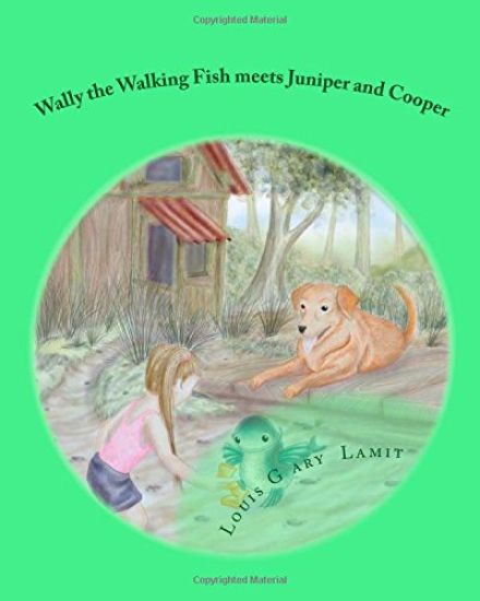 Wally the Walking Fish meets Juniper and Cooper