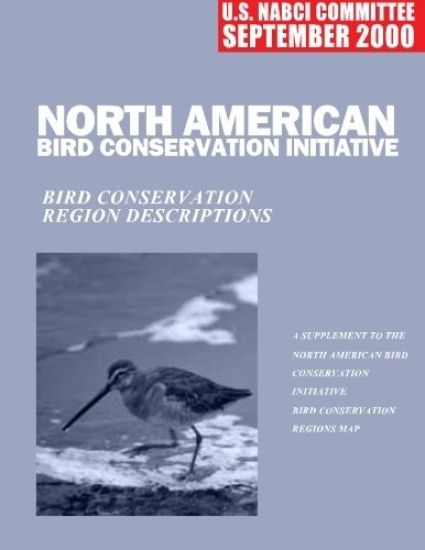 North American Bird Conservation Initiative: Bird Conservation Region Descriptions