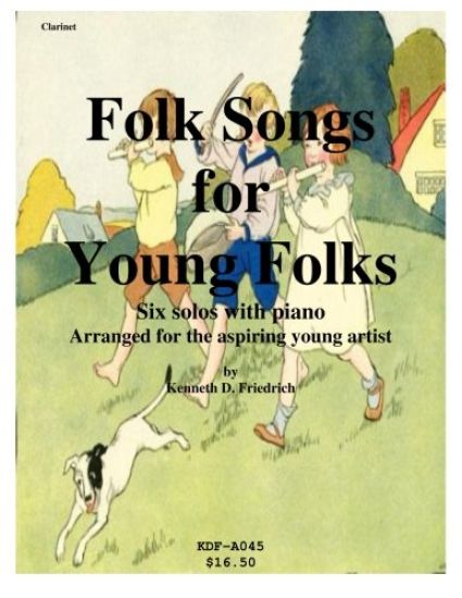 Folk Songs for Young Folks - clarinet and piano